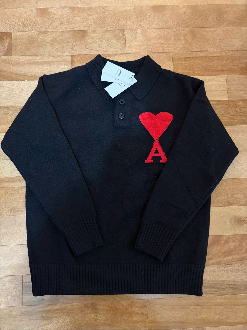 Ami sweater Black and Red
